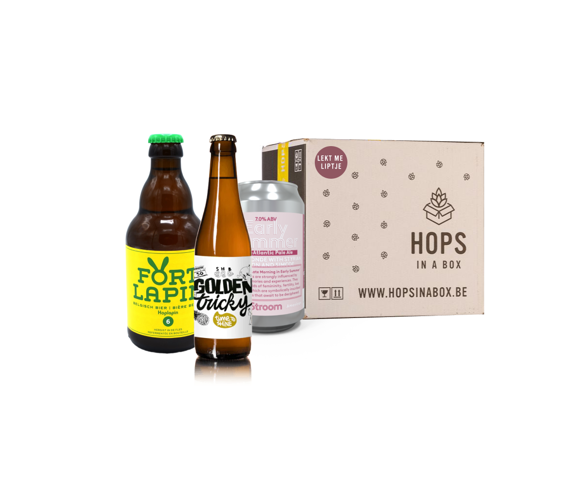 lekt me liptje jonge brouwerijen belgisch hops in a box bierpakketten biergeschenk biercadeau